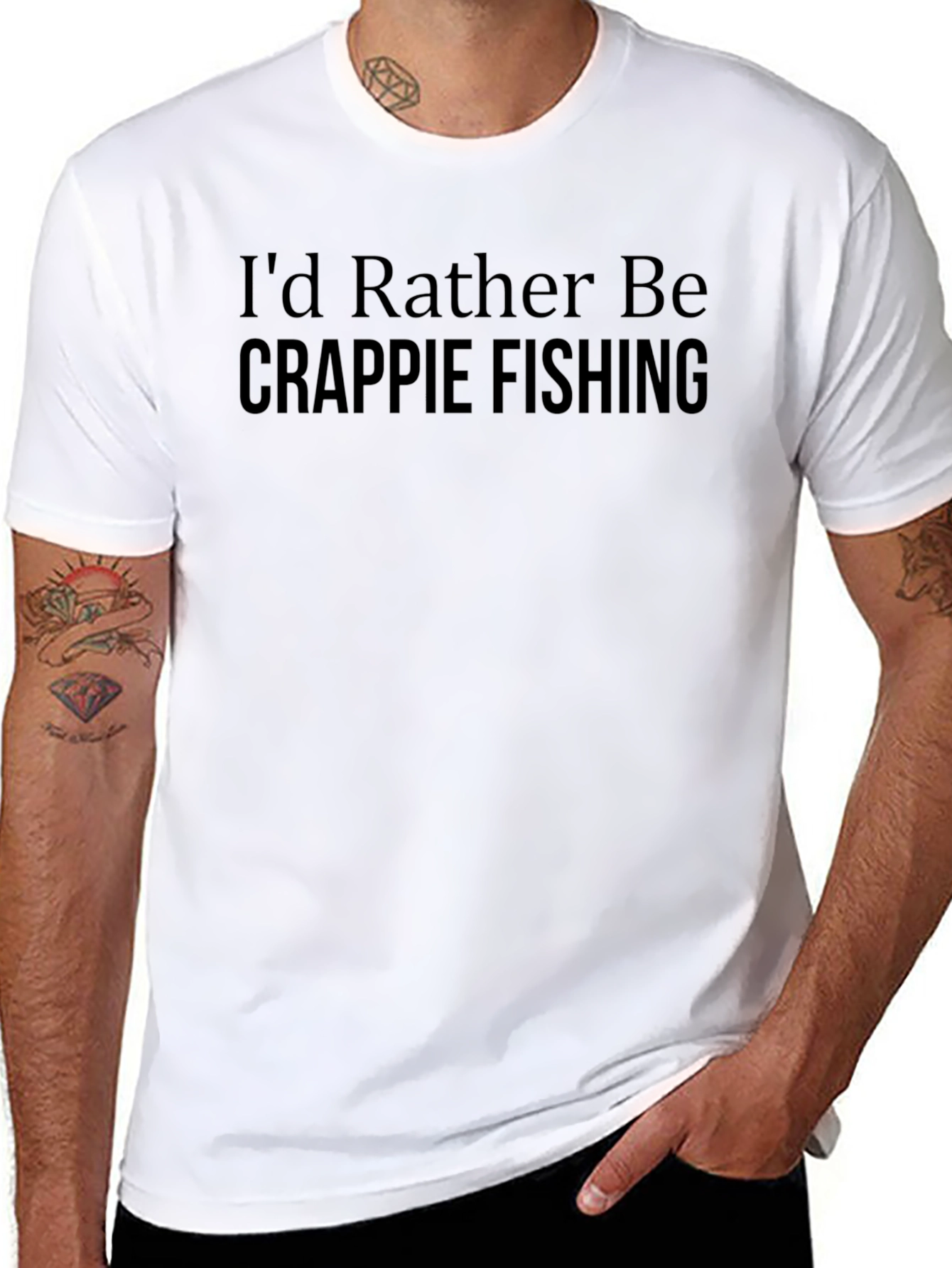 Id Rather Be Crappie Fishing T-Shirt