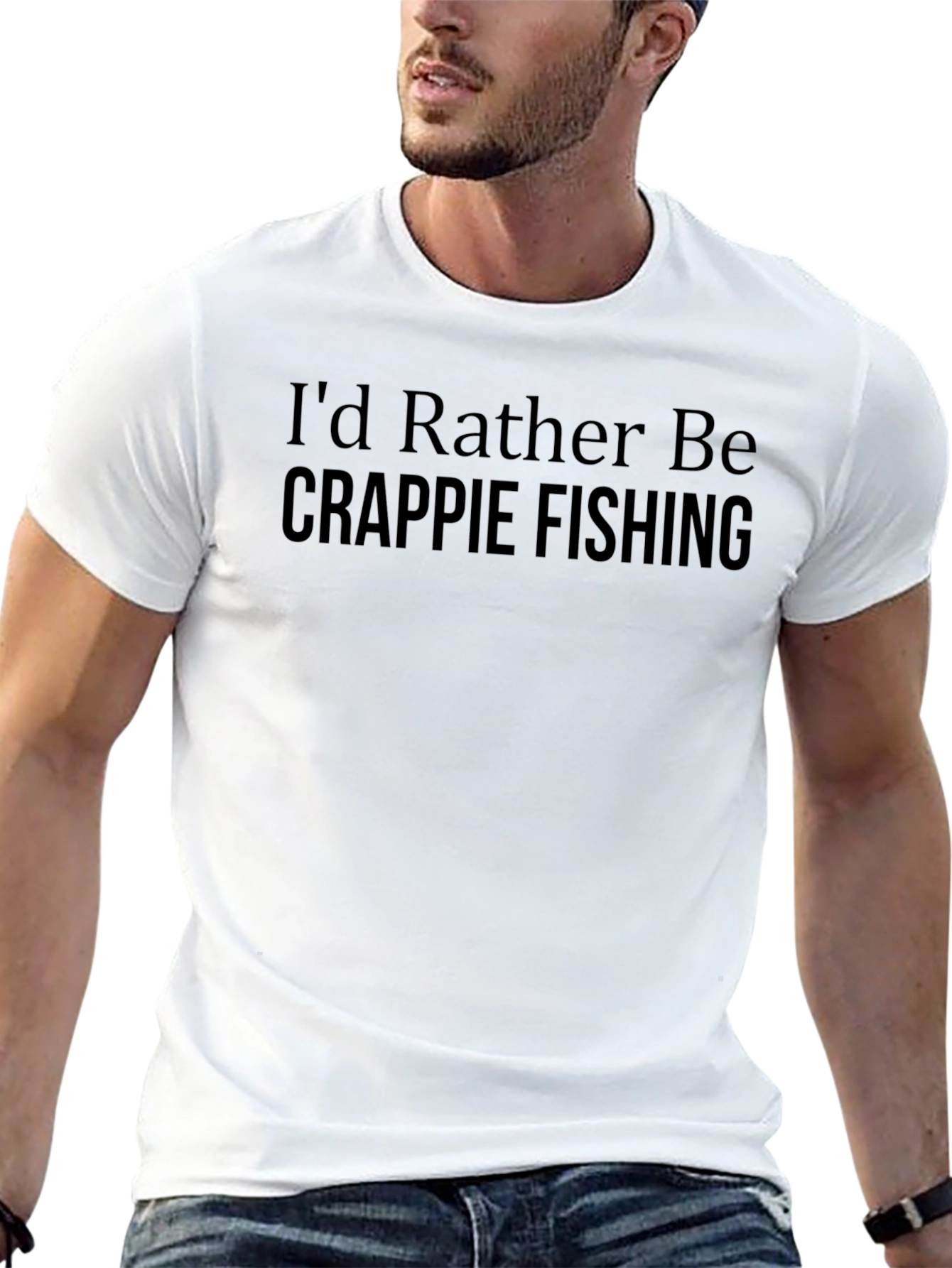 Id Rather Be Crappie Fishing T-Shirt