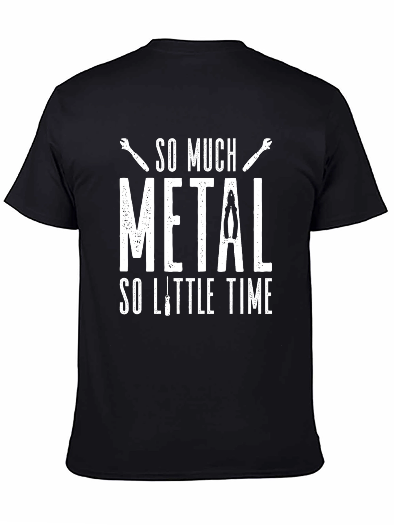 So Much Metal So Little Time Black T-Shirt
