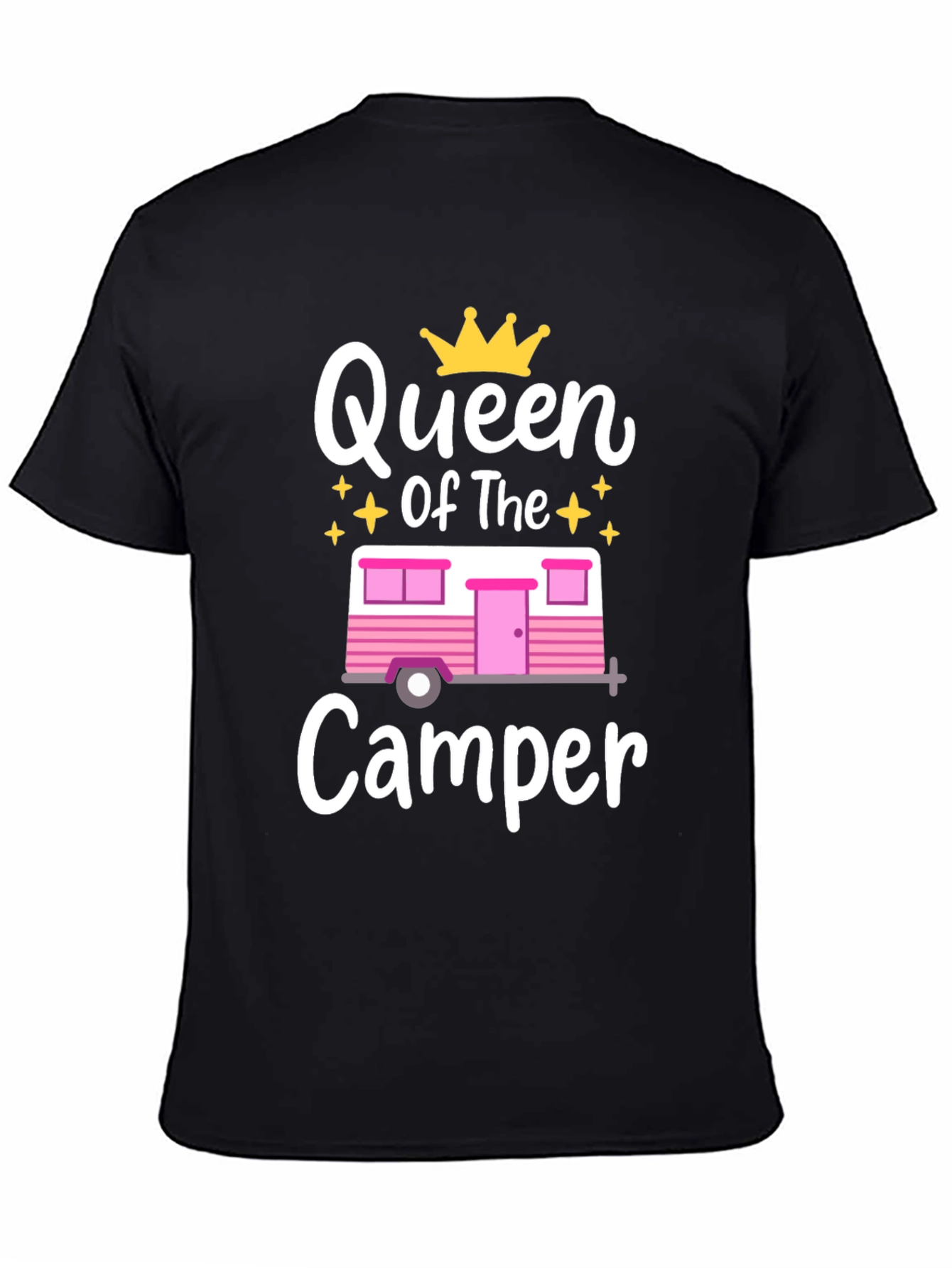 Queen of The Camper T-Shirt Camping Apparel