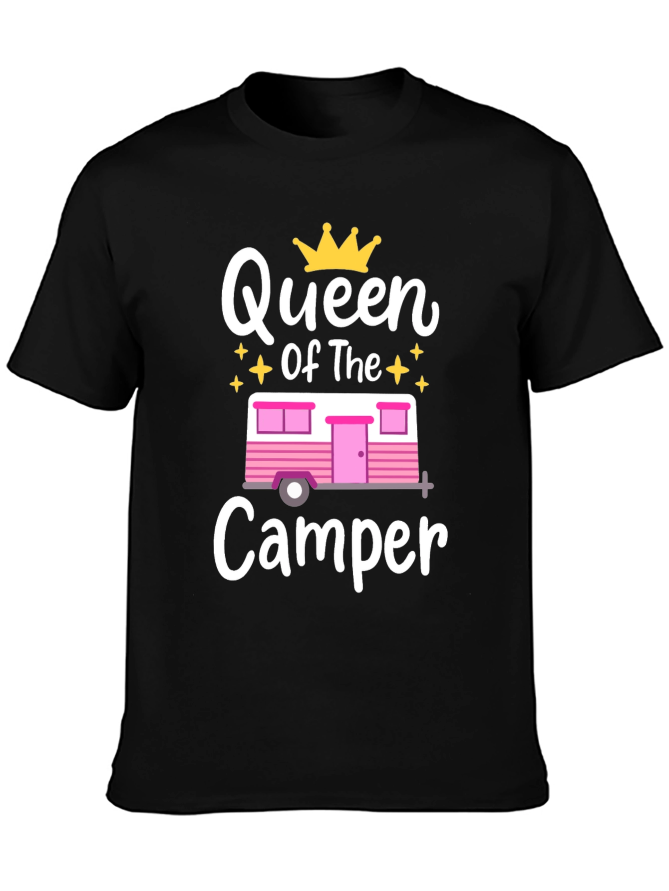 Queen of The Camper T-Shirt Camping Apparel