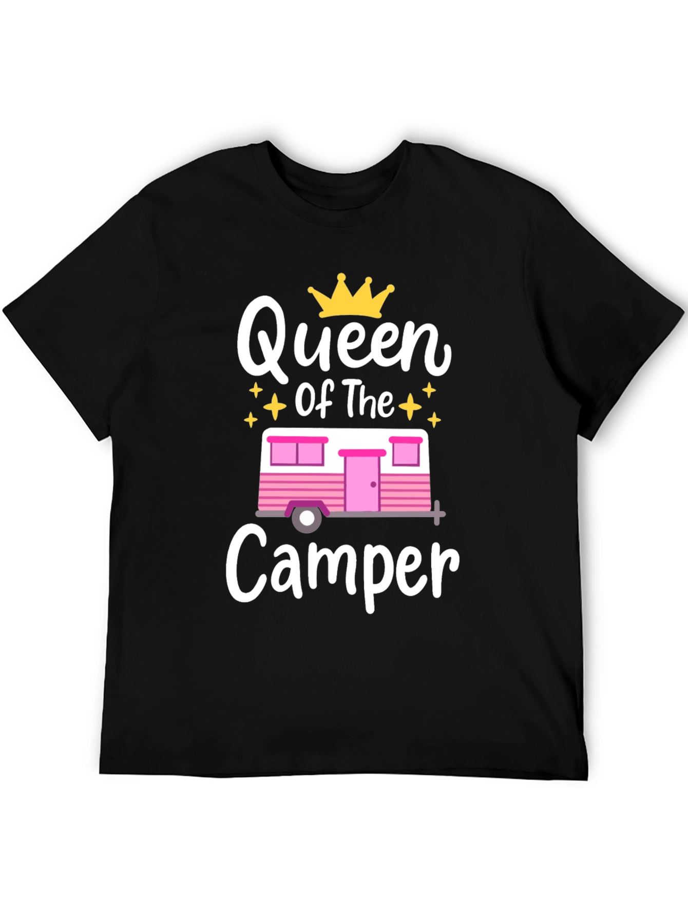 Queen of The Camper T-Shirt Camping Apparel
