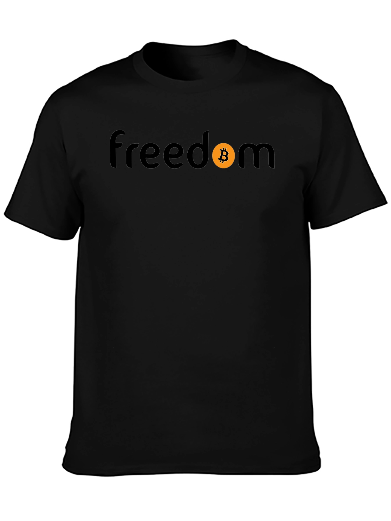 Bitcoin Freedom Black T-Shirt