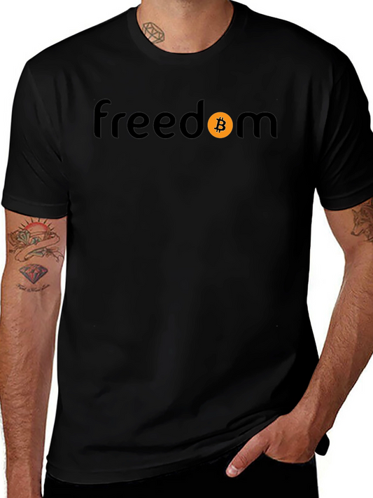 Bitcoin Freedom Black T-Shirt