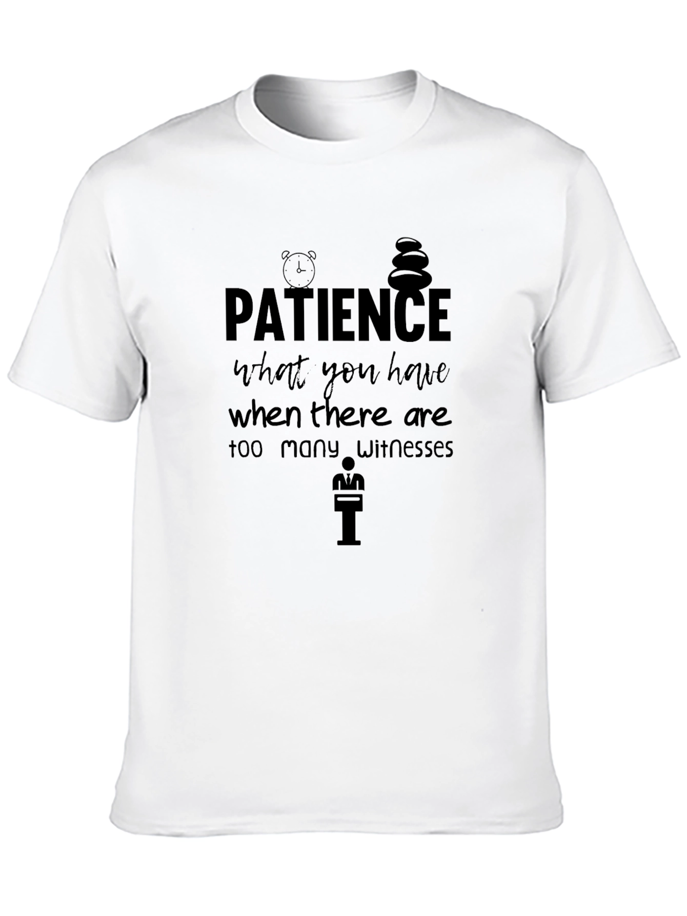 Patience Graphic T-Shirt - Soft Cotton Blend