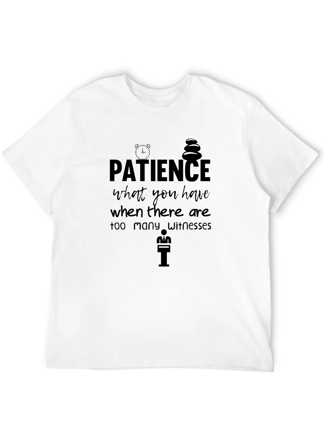 Patience Graphic T-Shirt - Soft Cotton Blend