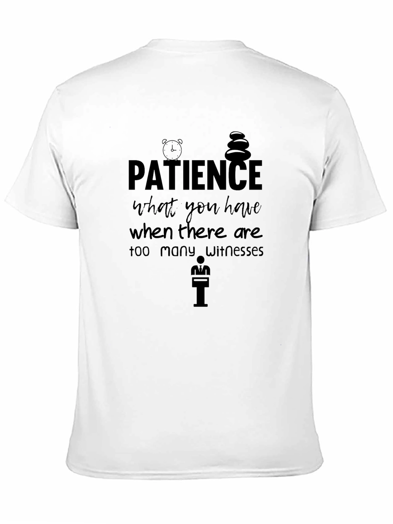 Patience Graphic T-Shirt - Soft Cotton Blend