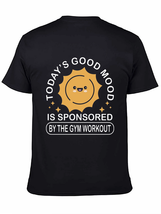 Funny Gym Workout T-Shirt - Good Mood Sponsor