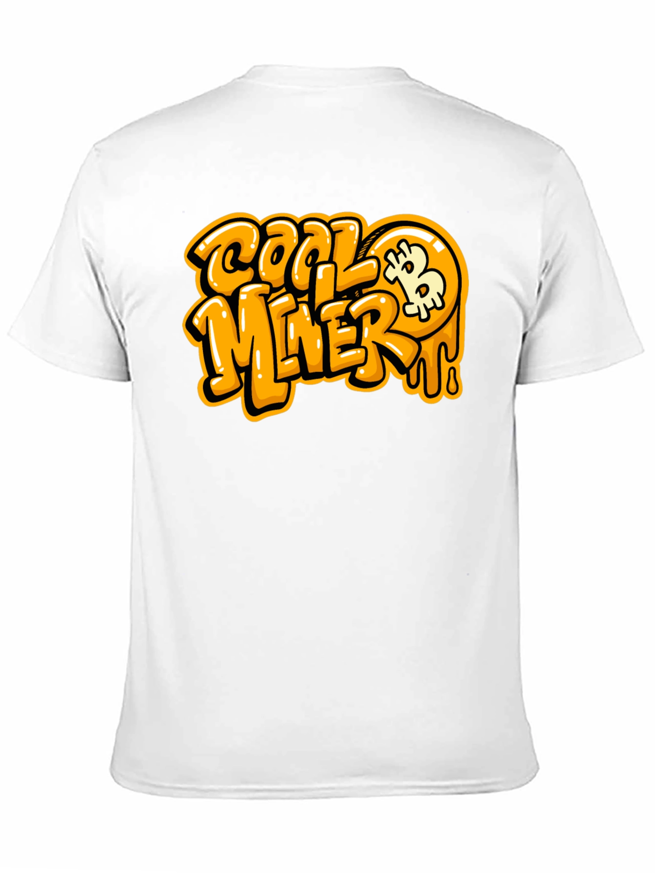 Cool Miner Bitcoin Black T-Shirt