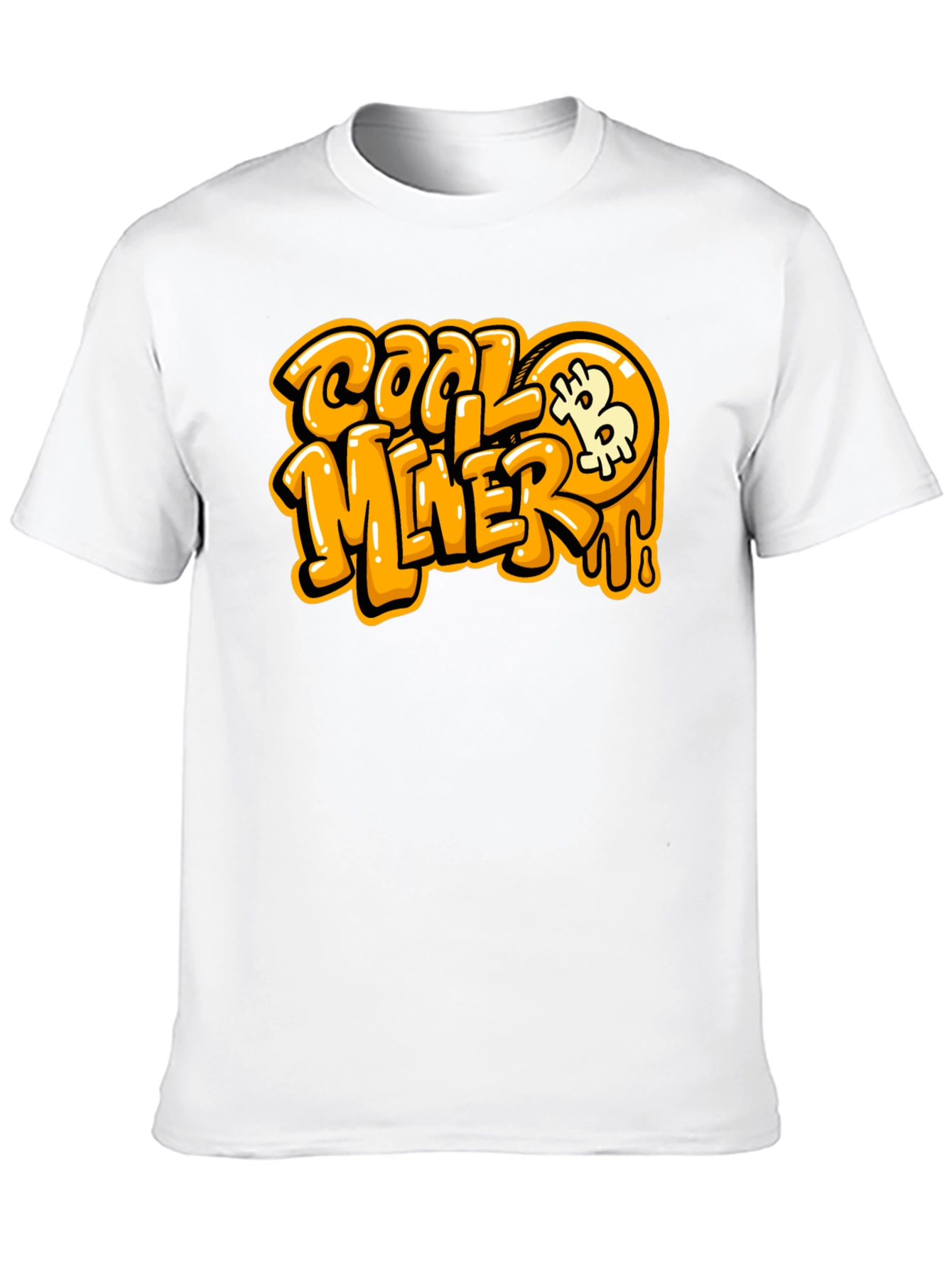 Cool Miner Bitcoin Black T-Shirt