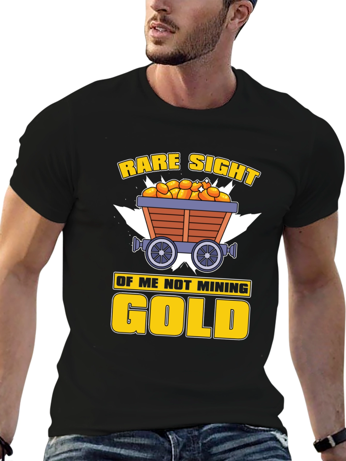 Rare Sight T-Shirt - Mining Gold Tee
