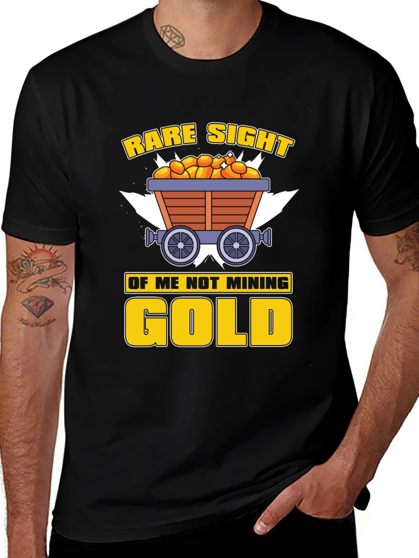 Rare Sight T-Shirt - Mining Gold Tee