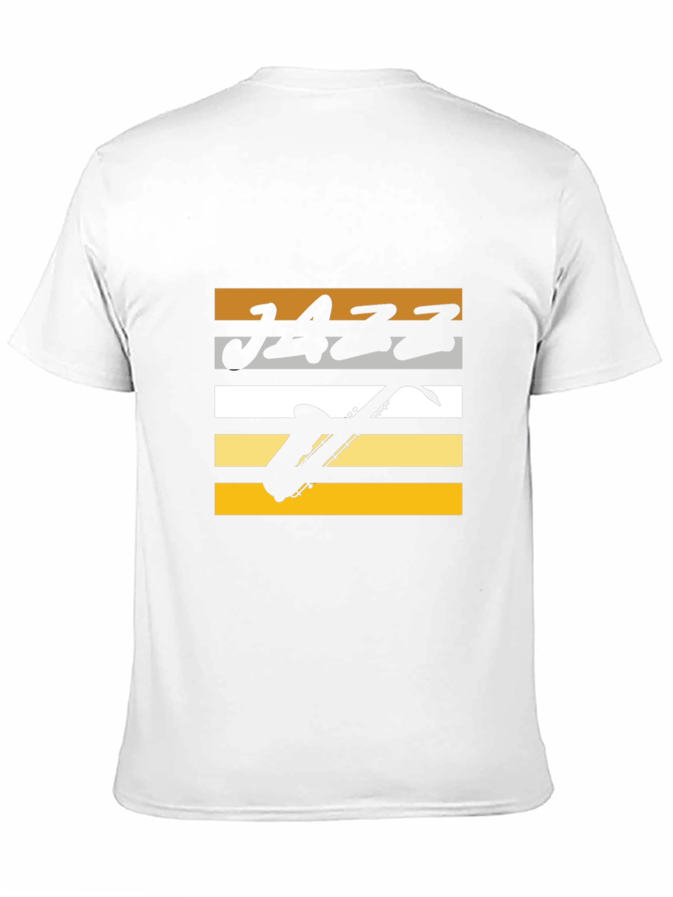 Jazz Music Graphic Tee - Cool Saxophone Design