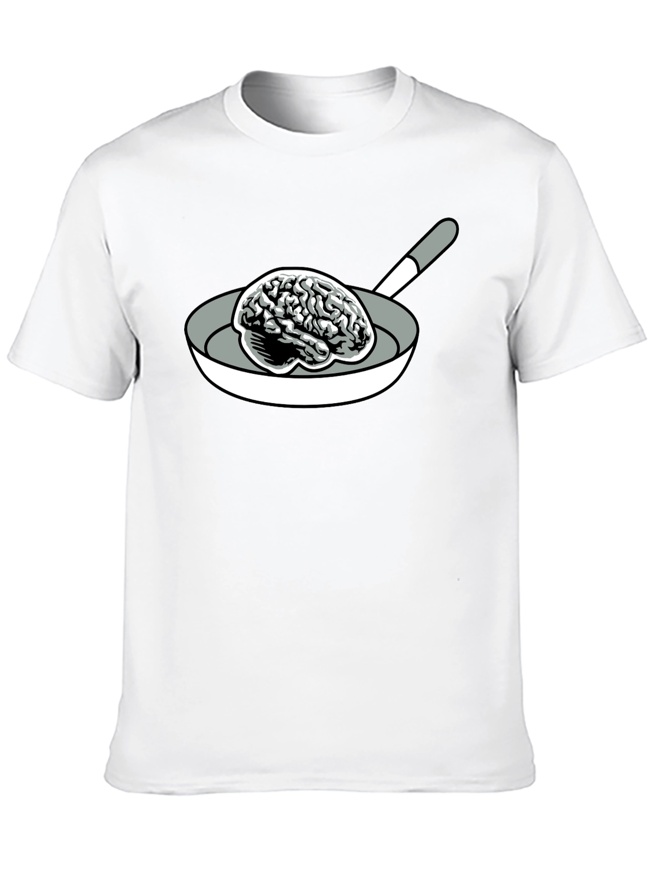 Brain in Pan Black T-Shirt