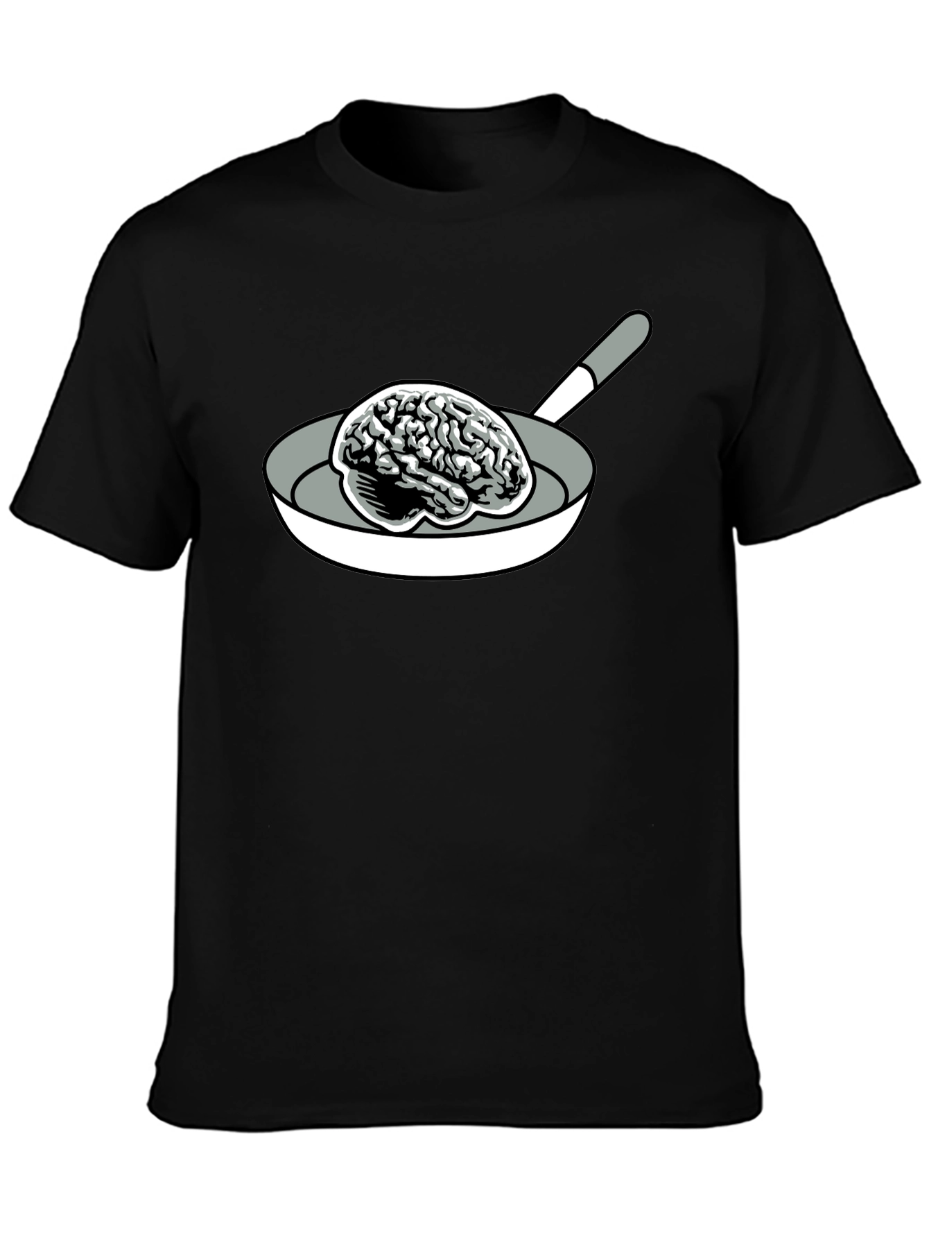 Brain in Pan Black T-Shirt