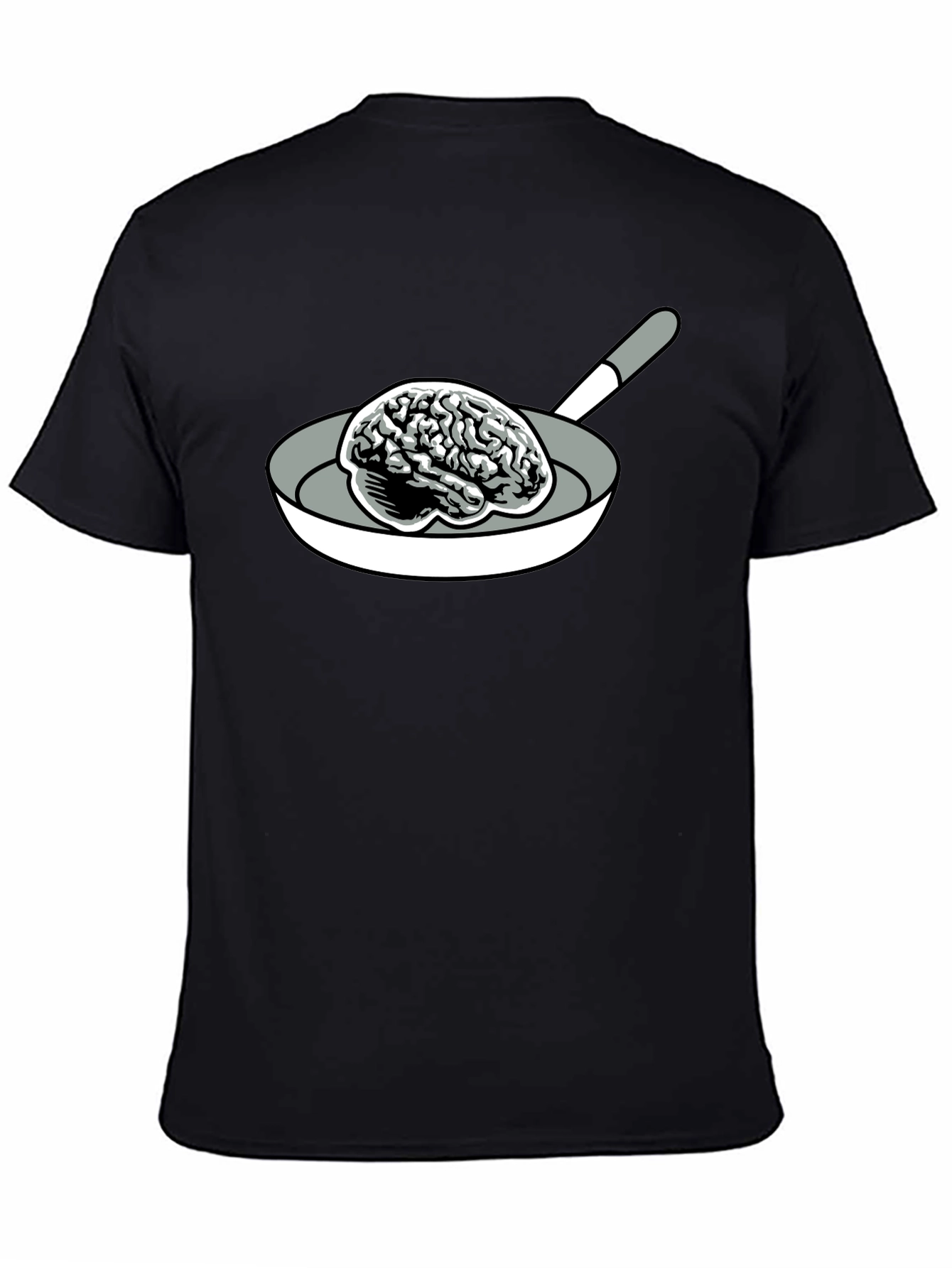 Brain in Pan Black T-Shirt