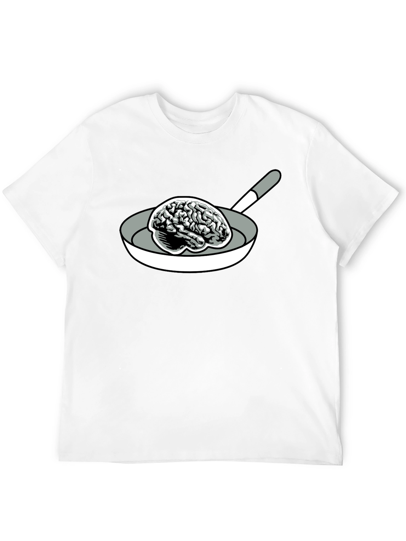 Brain in Pan Black T-Shirt