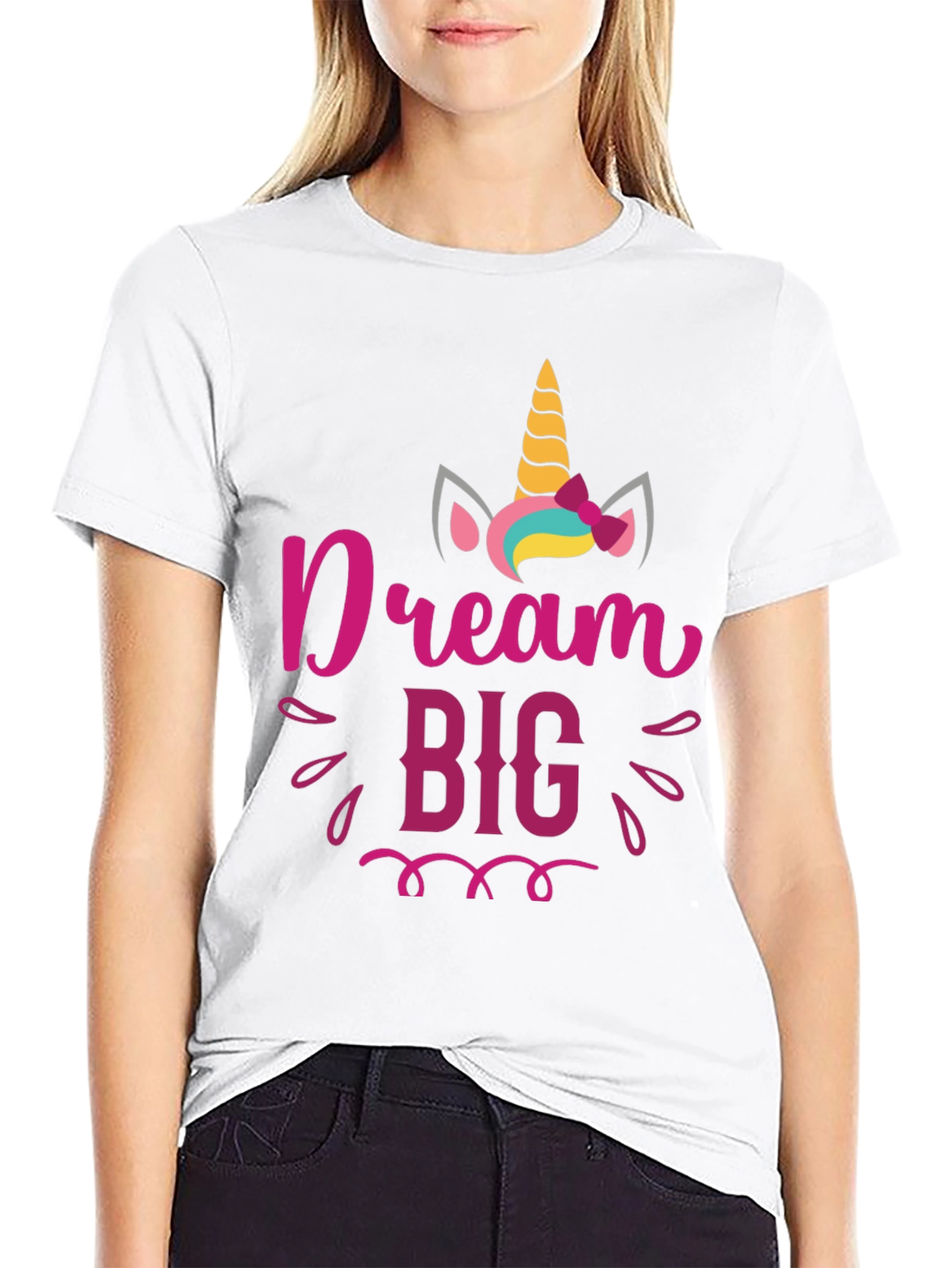 Dream Big Unicorn Graphic Tee