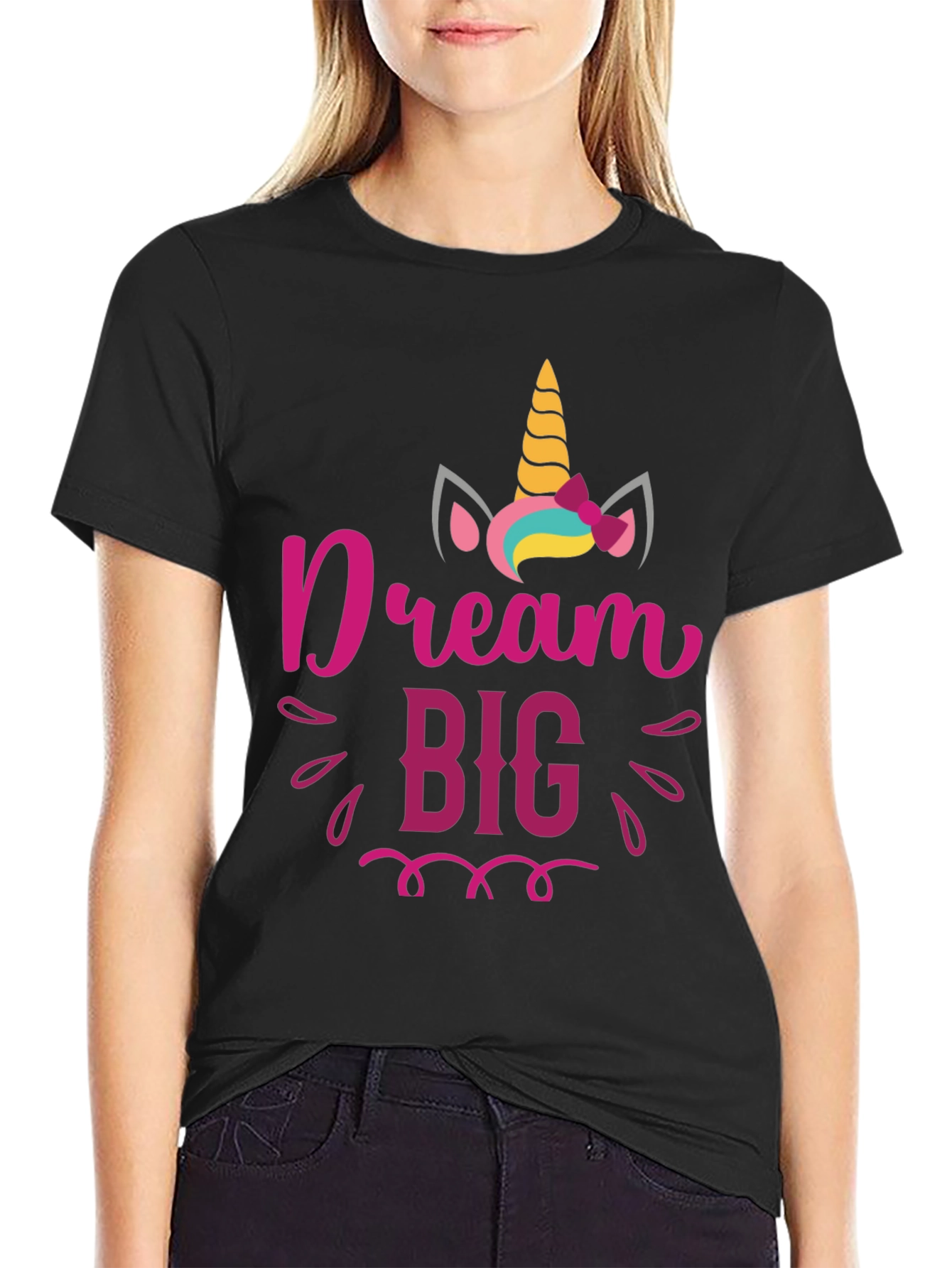 Dream Big Unicorn Graphic Tee