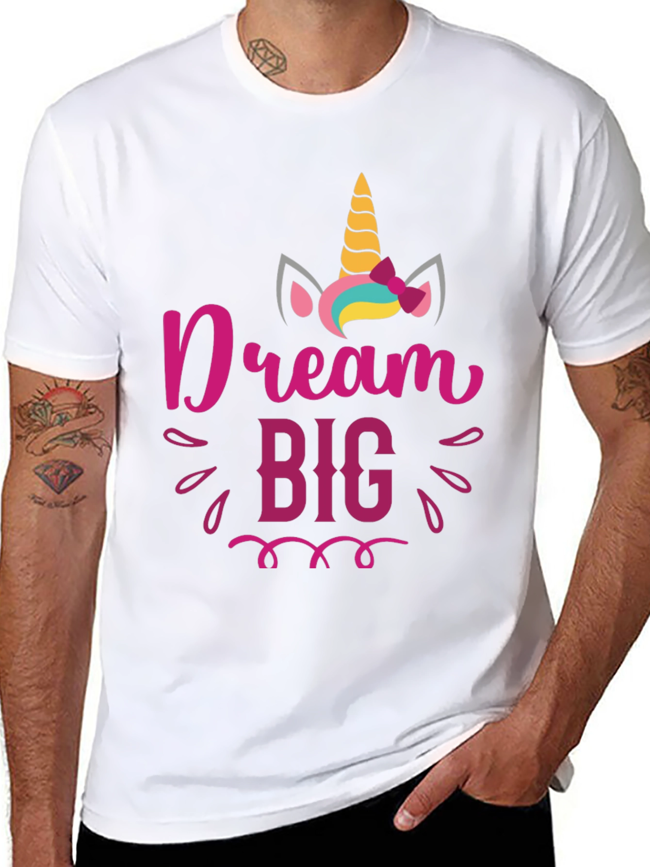 Dream Big Unicorn Graphic Tee