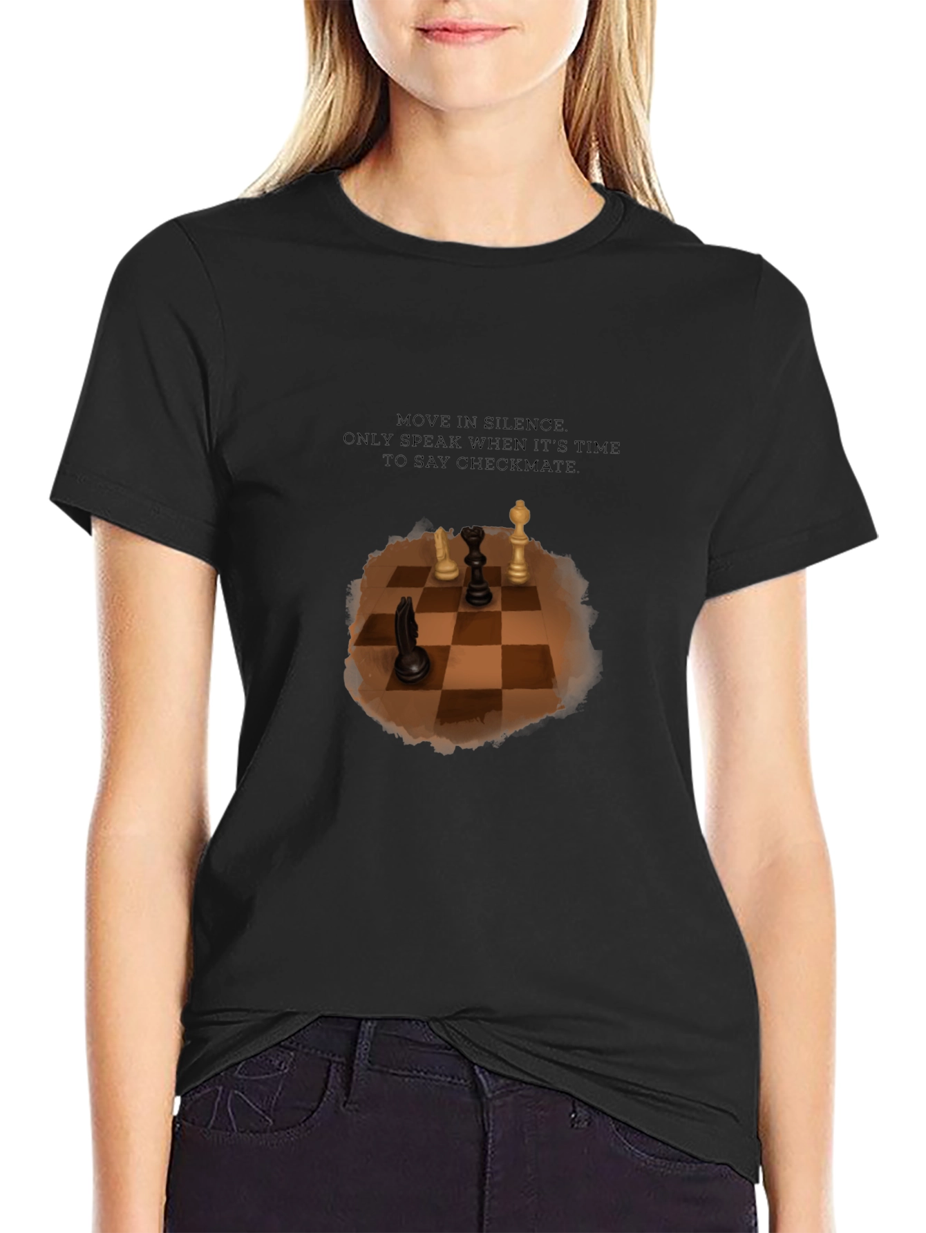 Chess Master T-Shirt - Move in Silence