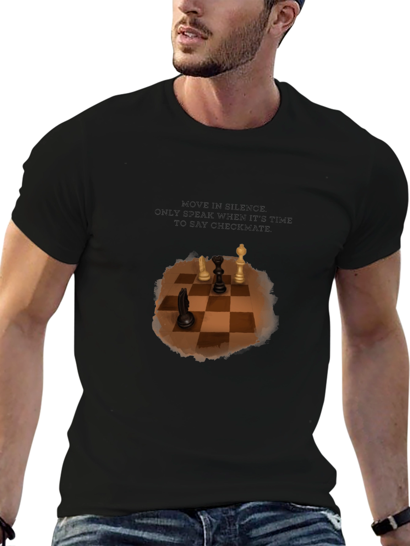 Chess Master T-Shirt - Move in Silence