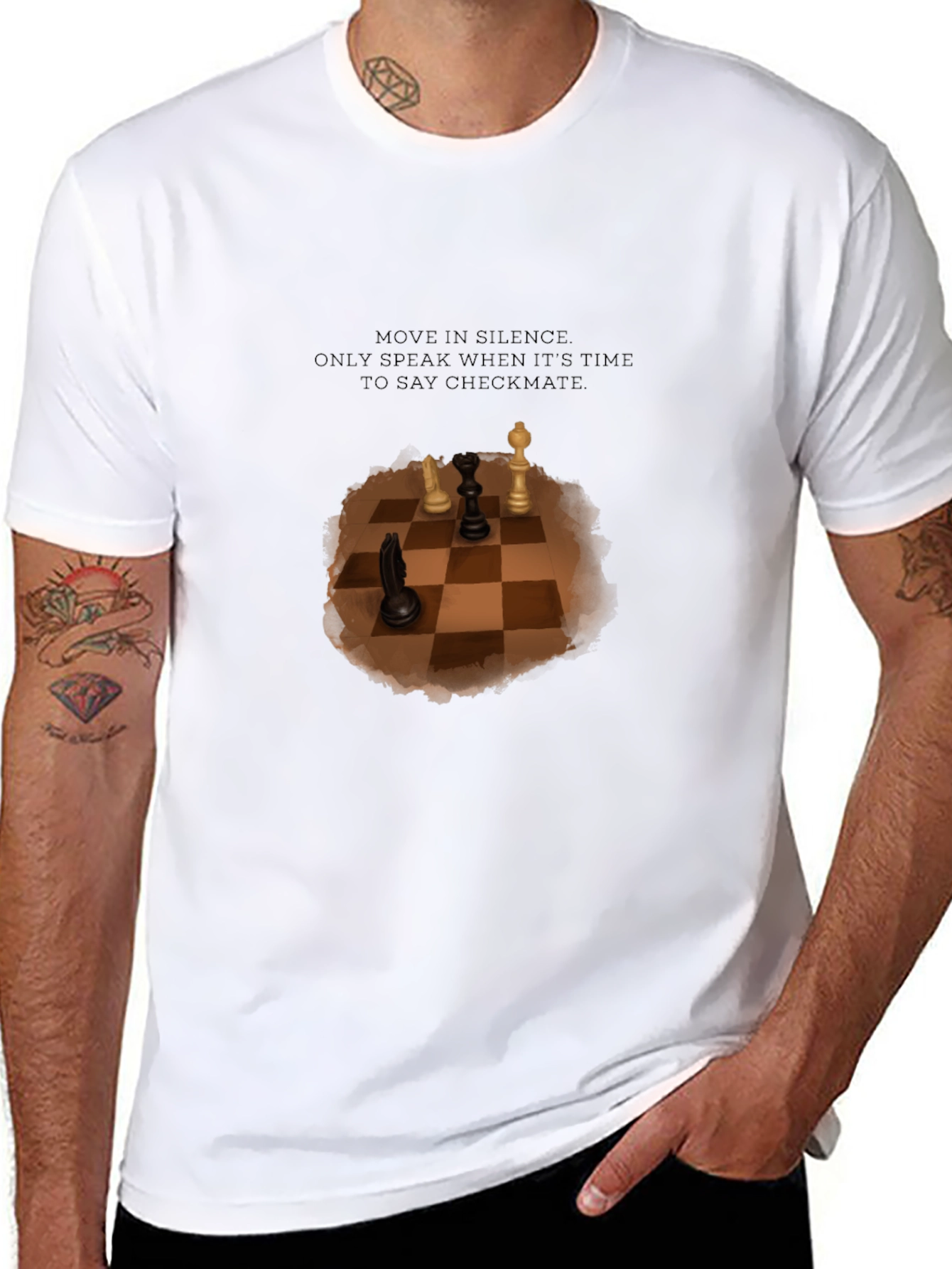 Chess Master T-Shirt - Move in Silence