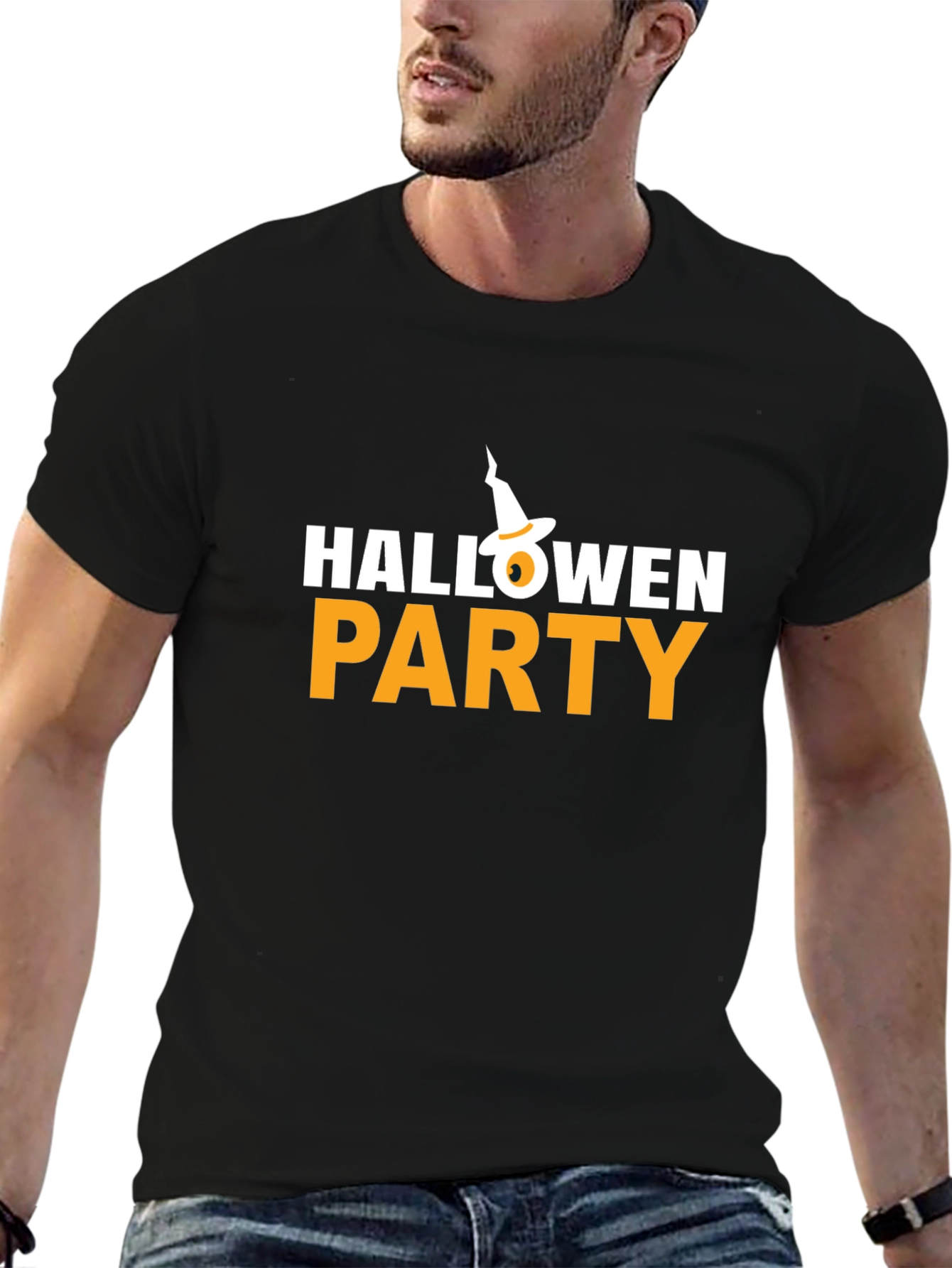 Halloween Party T-Shirt - Witch Eye Design