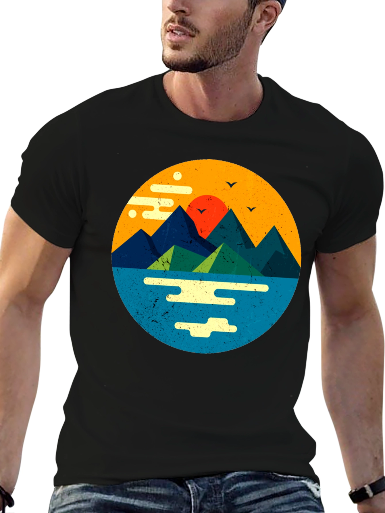 Mountain & Lake Graphic Tee