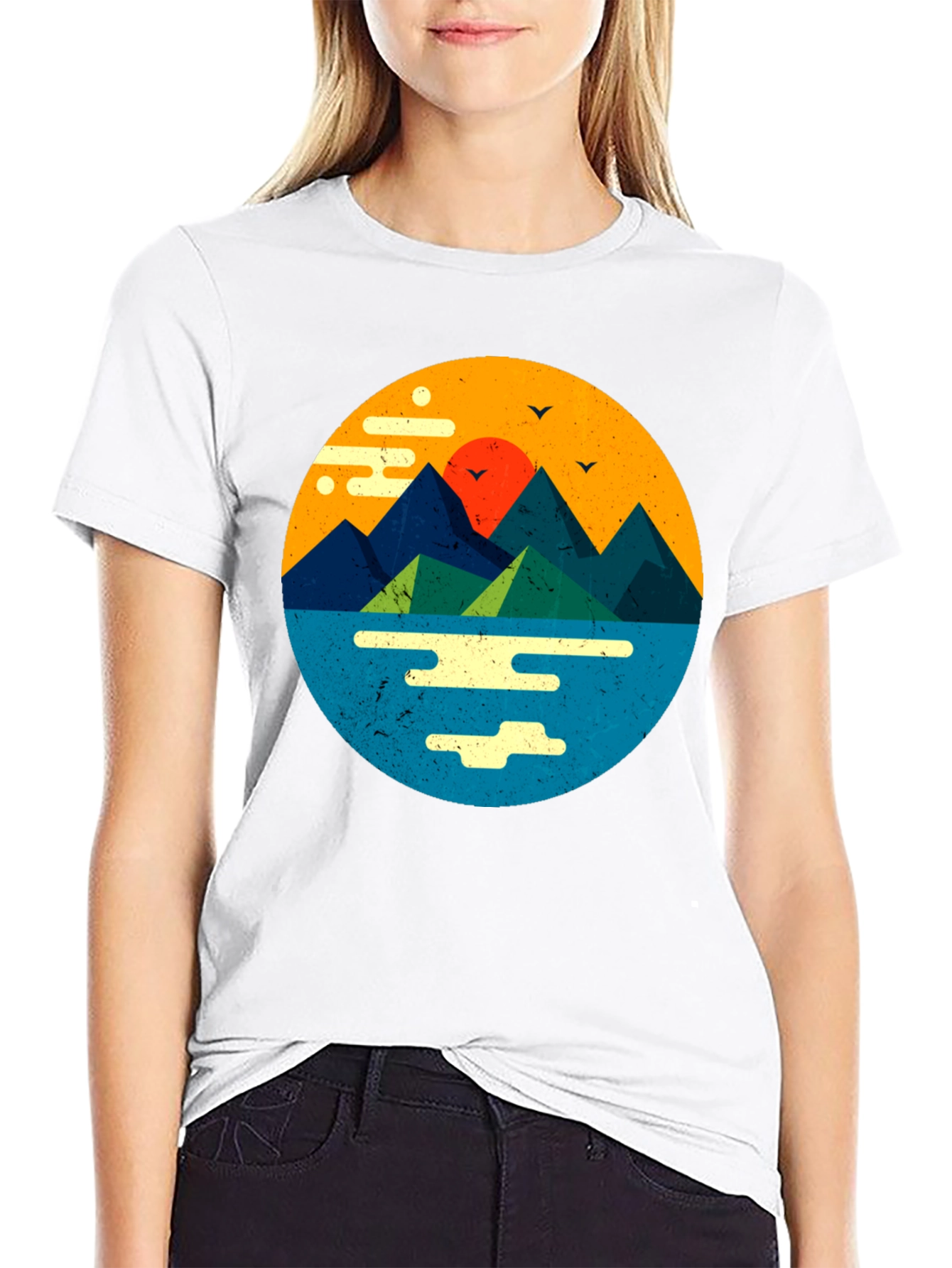 Mountain & Lake Graphic Tee