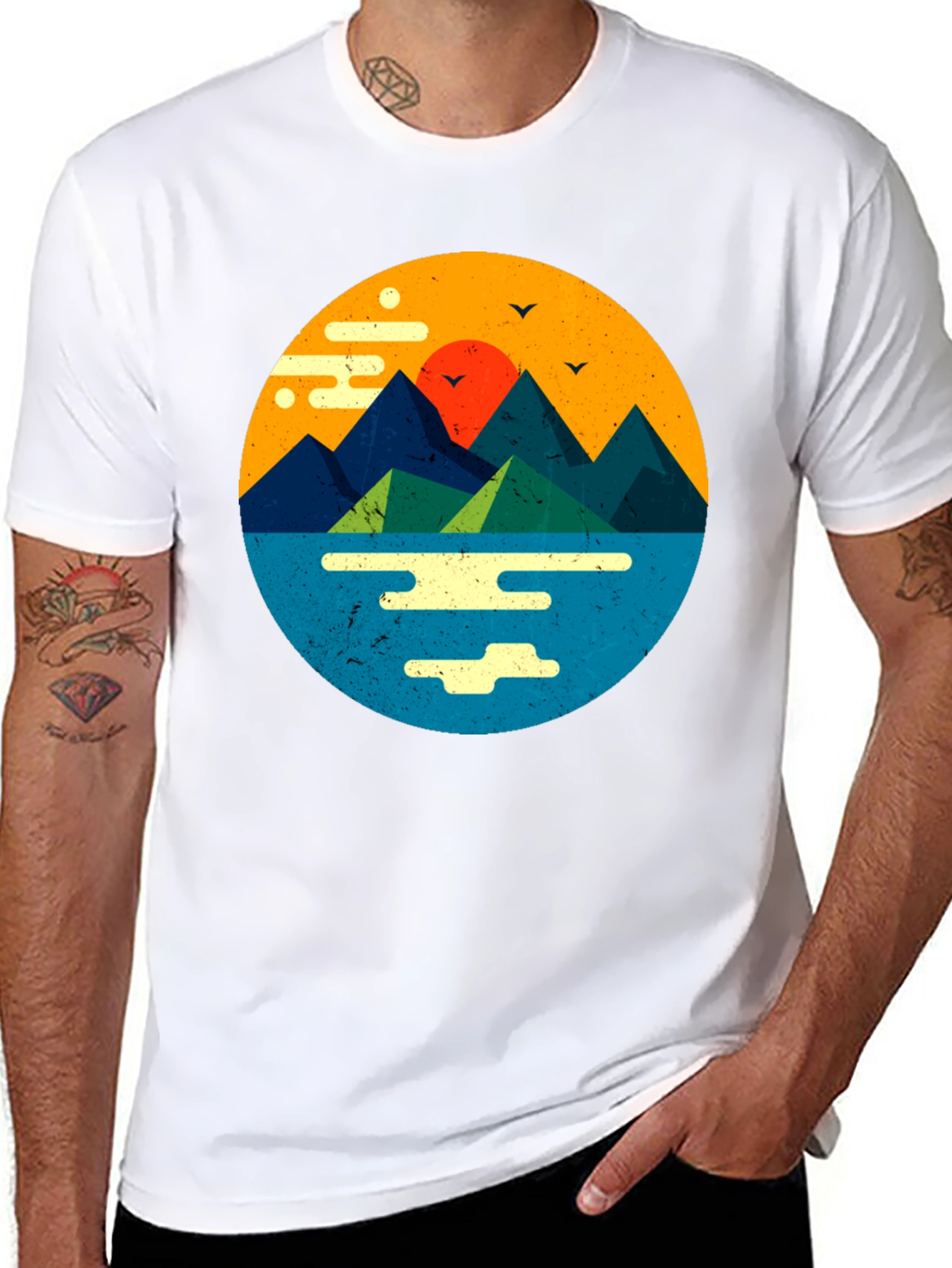 Mountain & Lake Graphic Tee