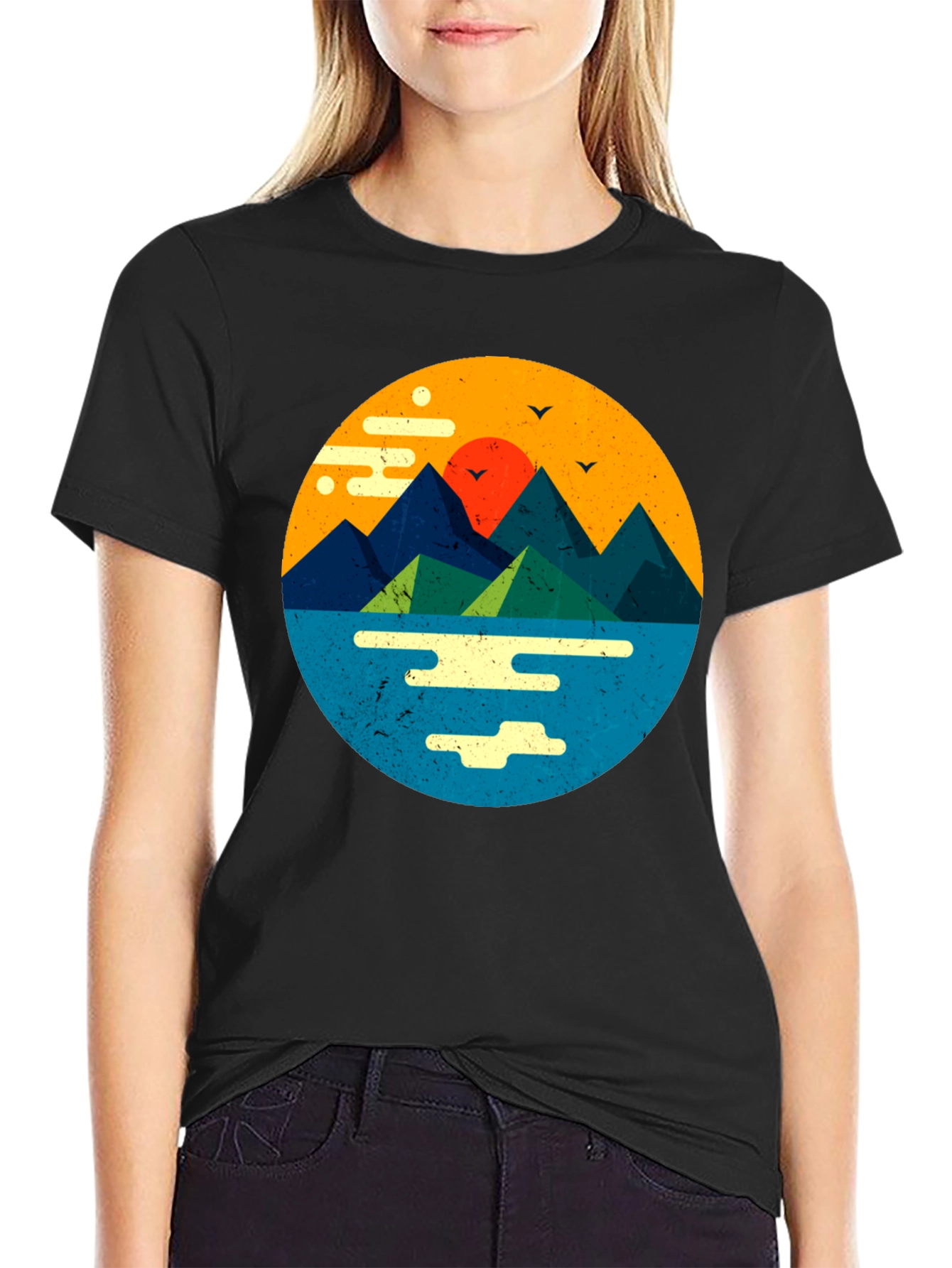 Mountain & Lake Graphic Tee