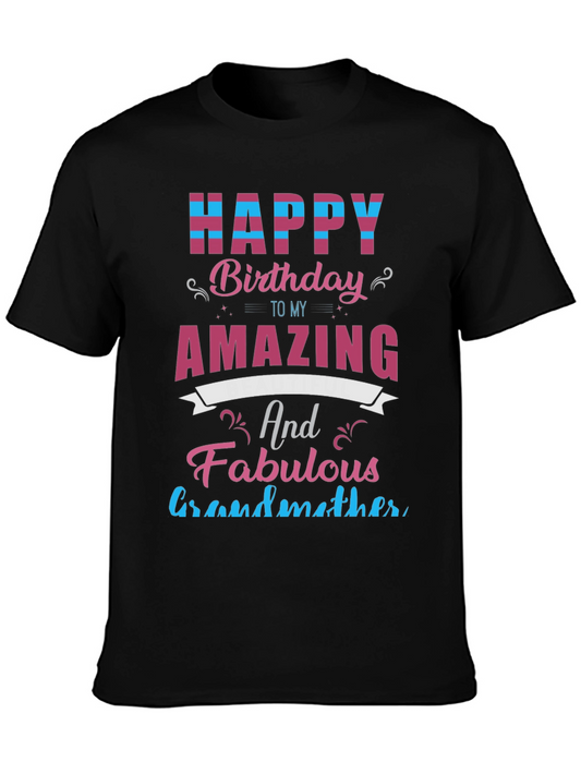 Happy Birthday Amazing Grandmother T-Shirt