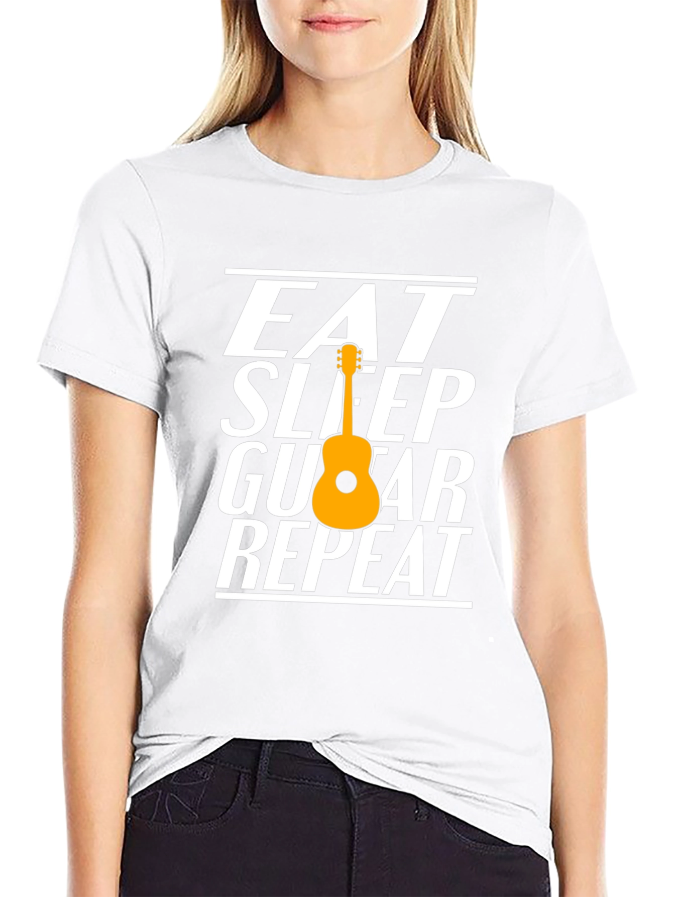 Eat Sleep Guitar Repeat T-Shirt