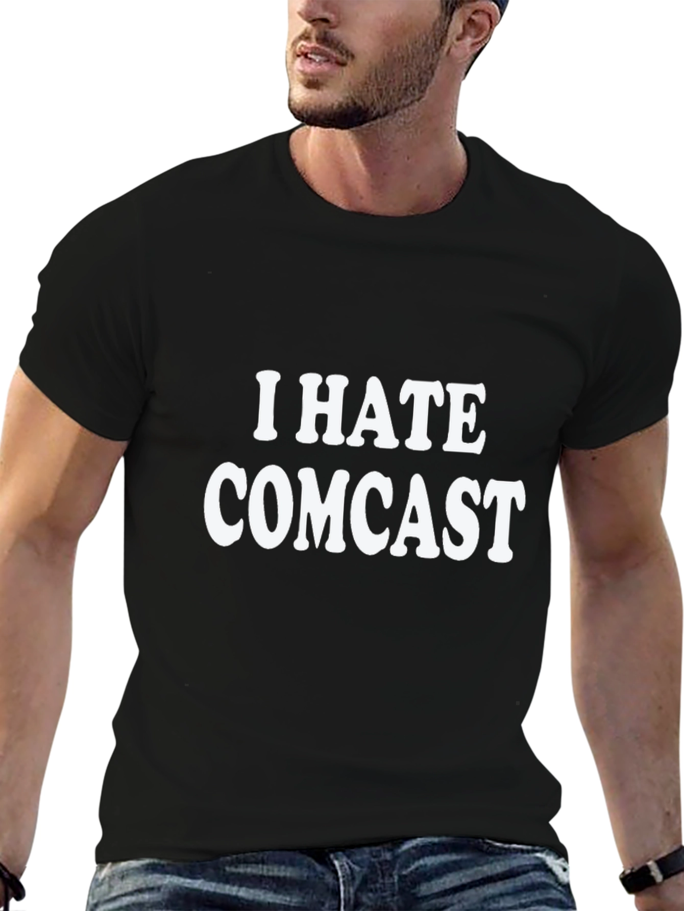 I Hate Comcast T-Shirt - Funny Slogan Tee