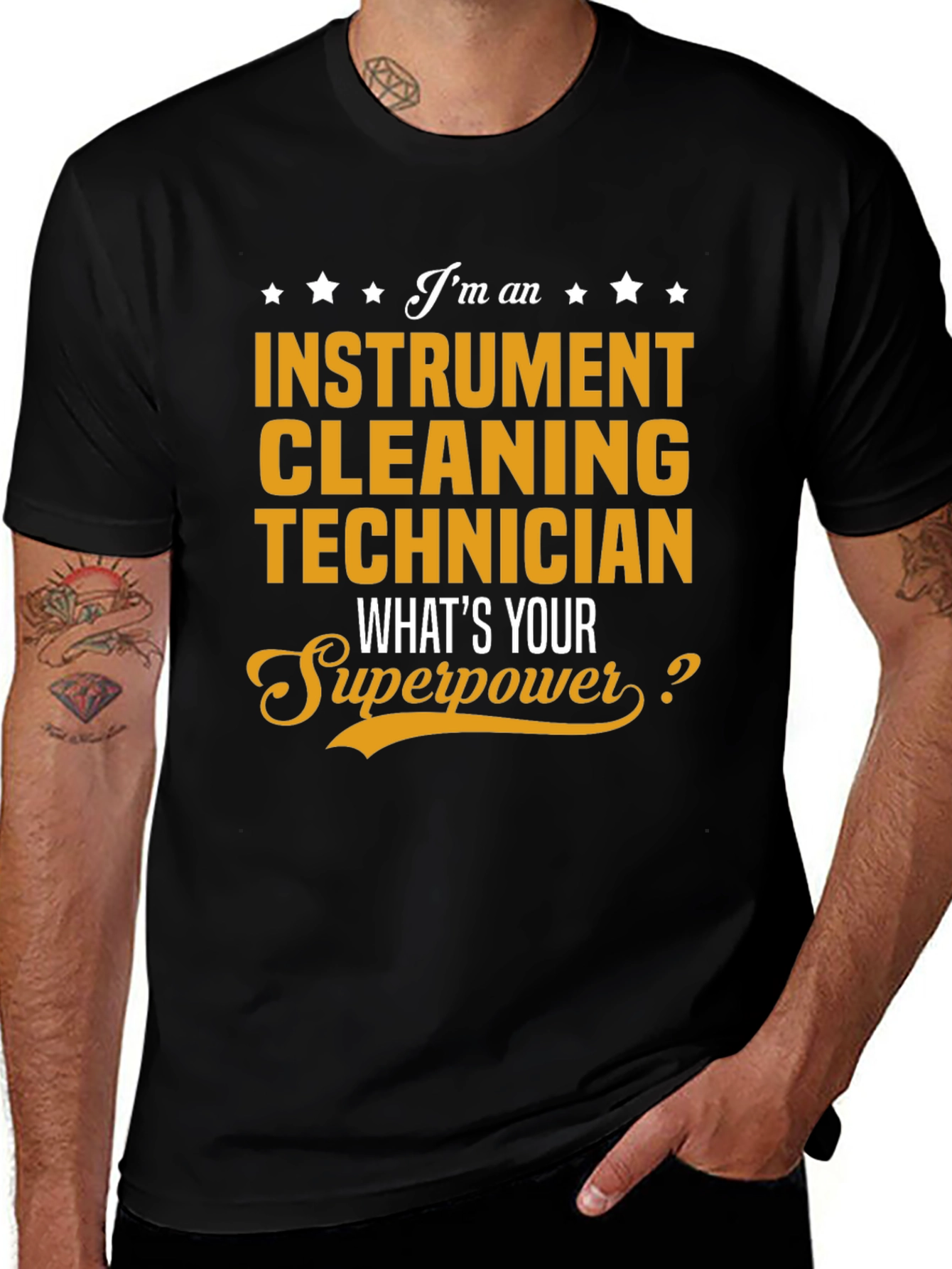Instrument Cleaning Technician Superpower T-Shirt
