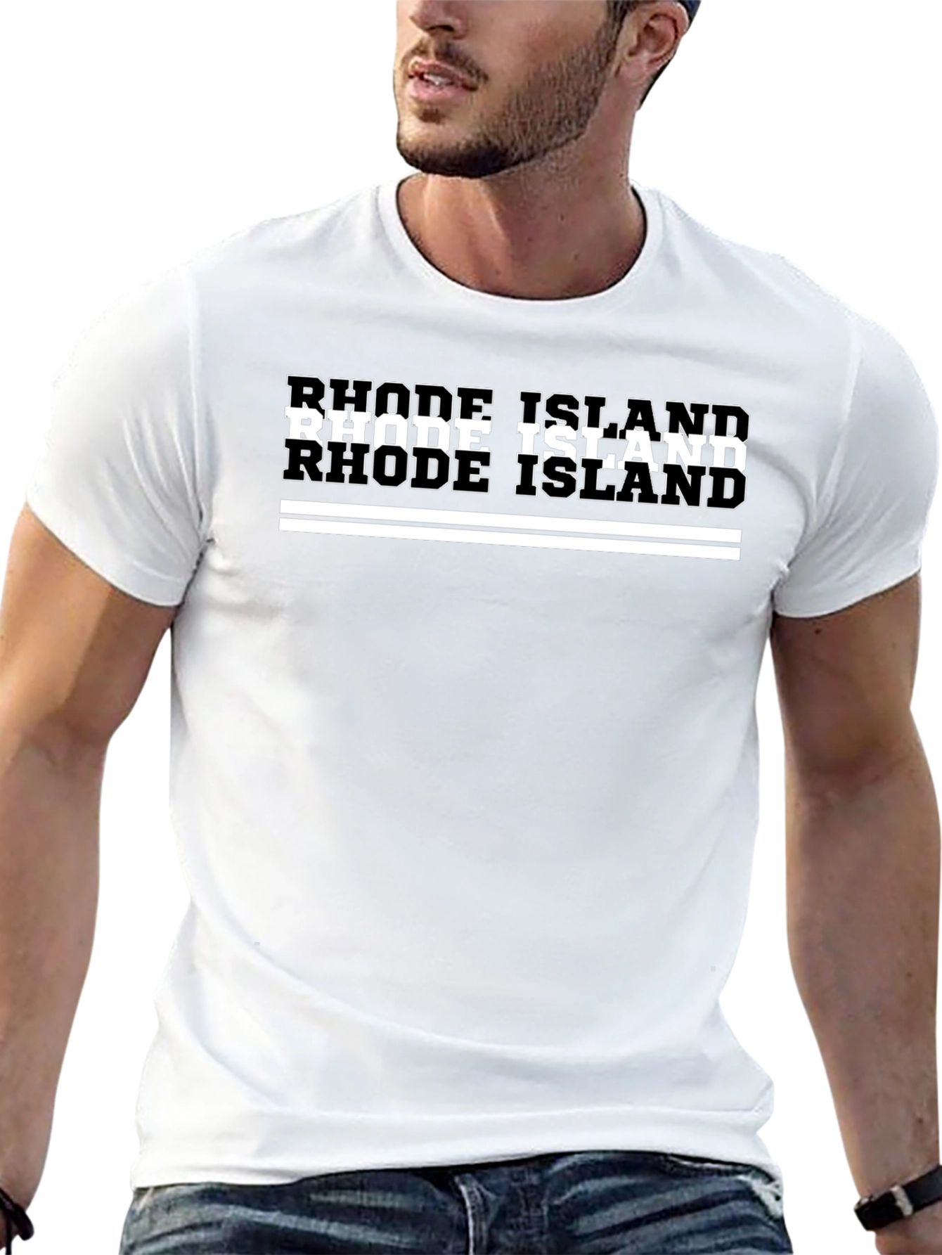 Rhode Island Graphic Tee - Black