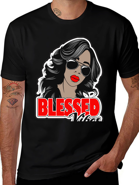 Blessed Vibes Graphic Tee - Stylish Unisex T-Shirt
