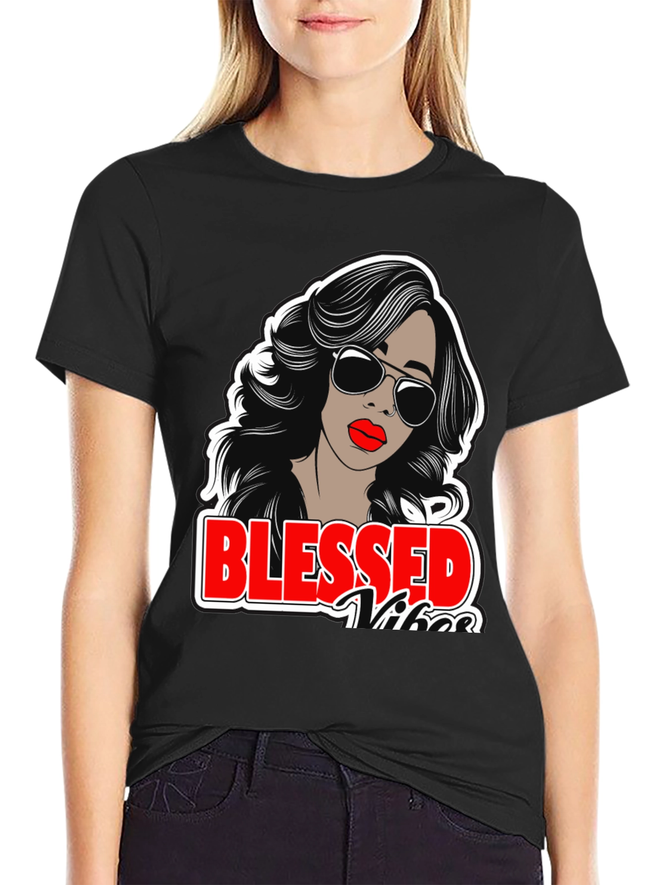 Blessed Vibes Graphic Tee - Stylish Unisex T-Shirt
