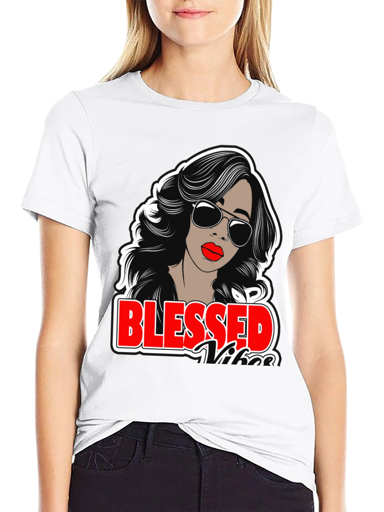 Blessed Vibes Graphic Tee - Stylish Unisex T-Shirt