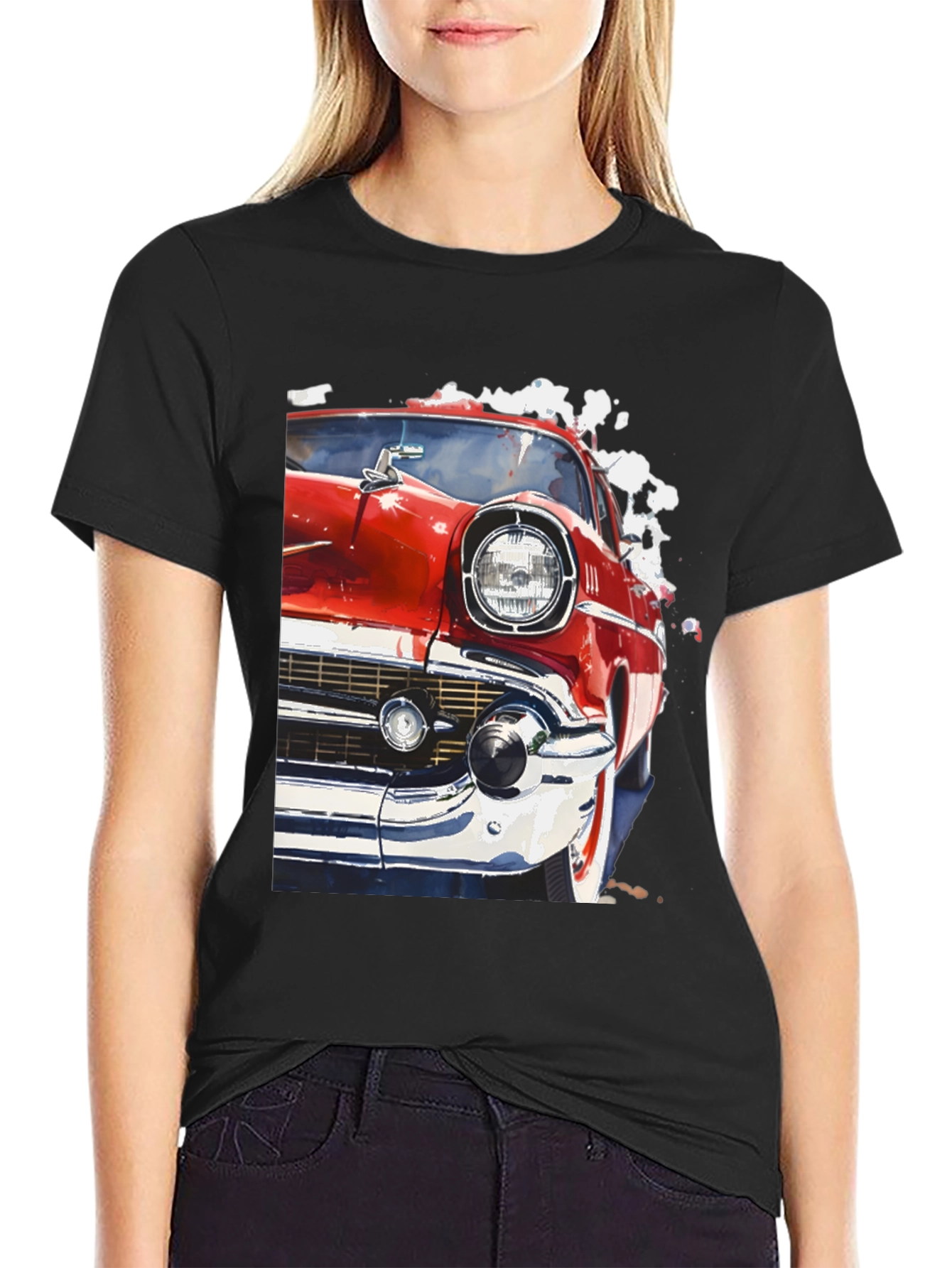 Classic Car Graphic Tee - Retro Style