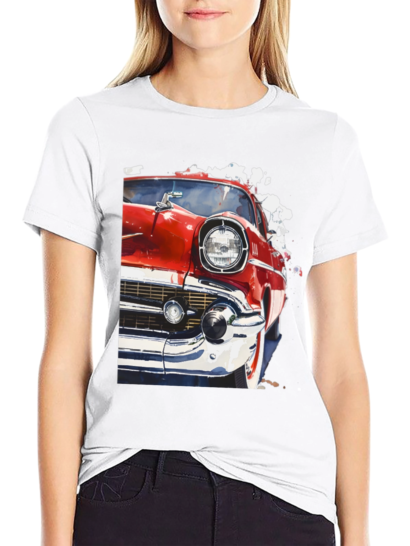 Classic Car Graphic Tee - Retro Style