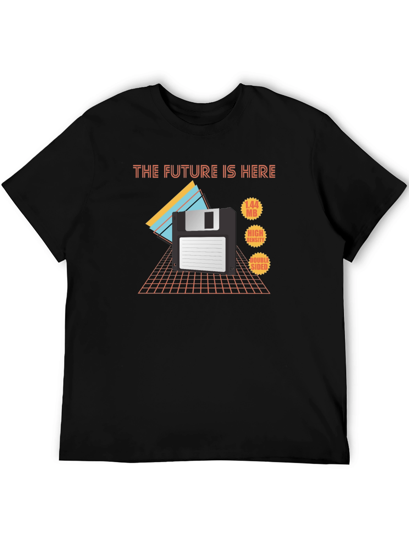 Retro Floppy Disk T-Shirt - The Future Is Here