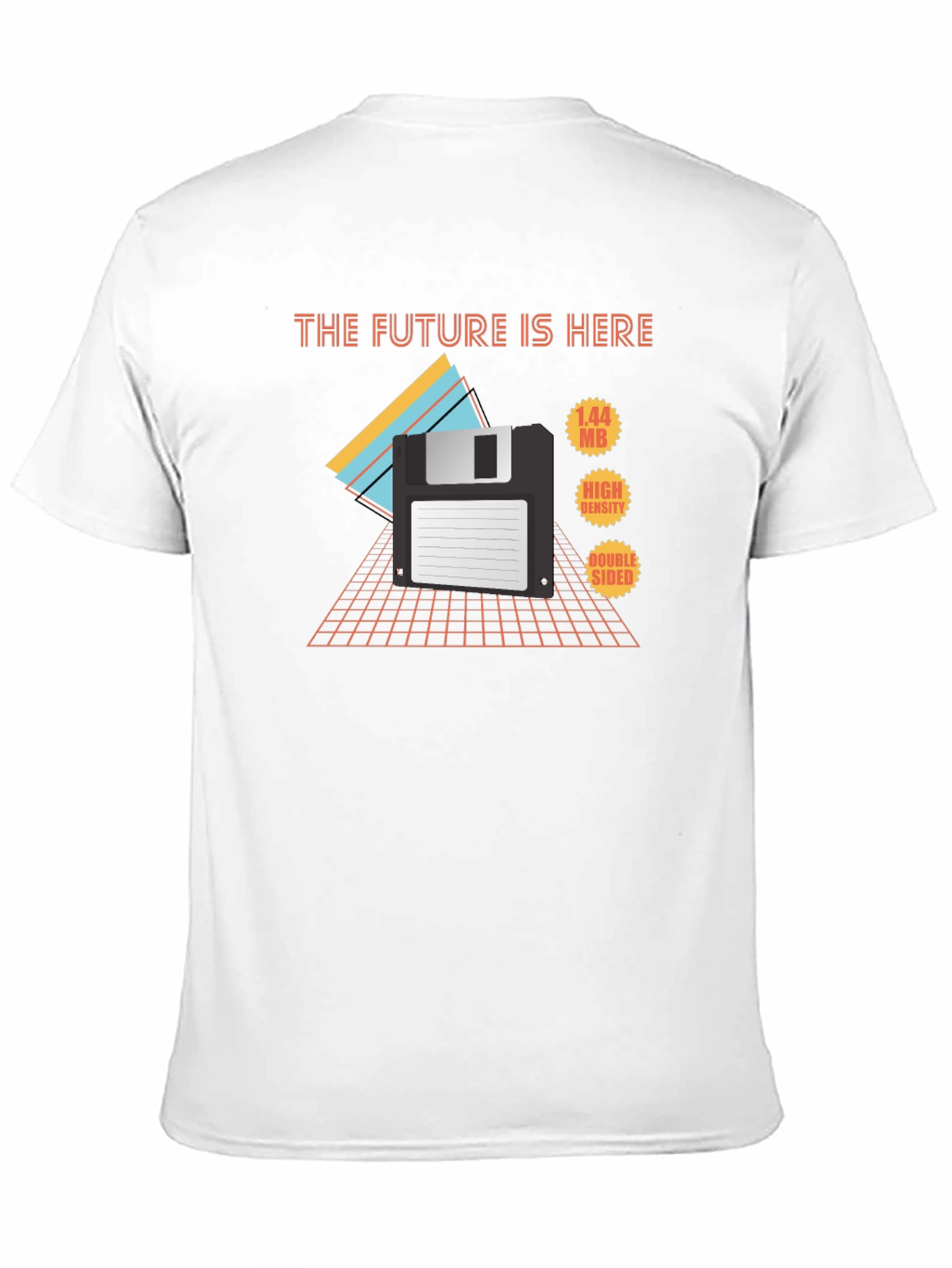 Retro Floppy Disk T-Shirt - The Future Is Here