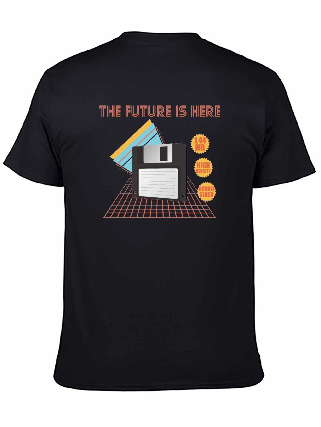 Retro Floppy Disk T-Shirt - The Future Is Here