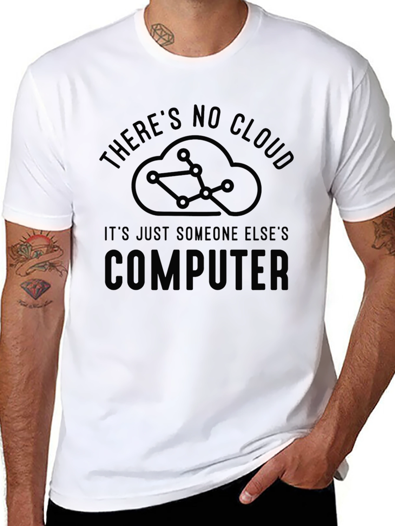 Theres No Cloud Funny IT T-Shirt