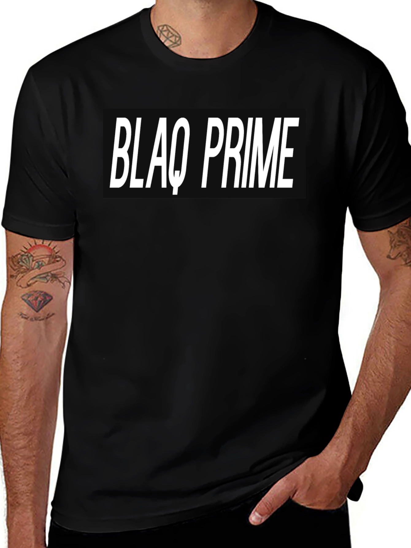 Blaq Prime Graphic T-Shirt - Black