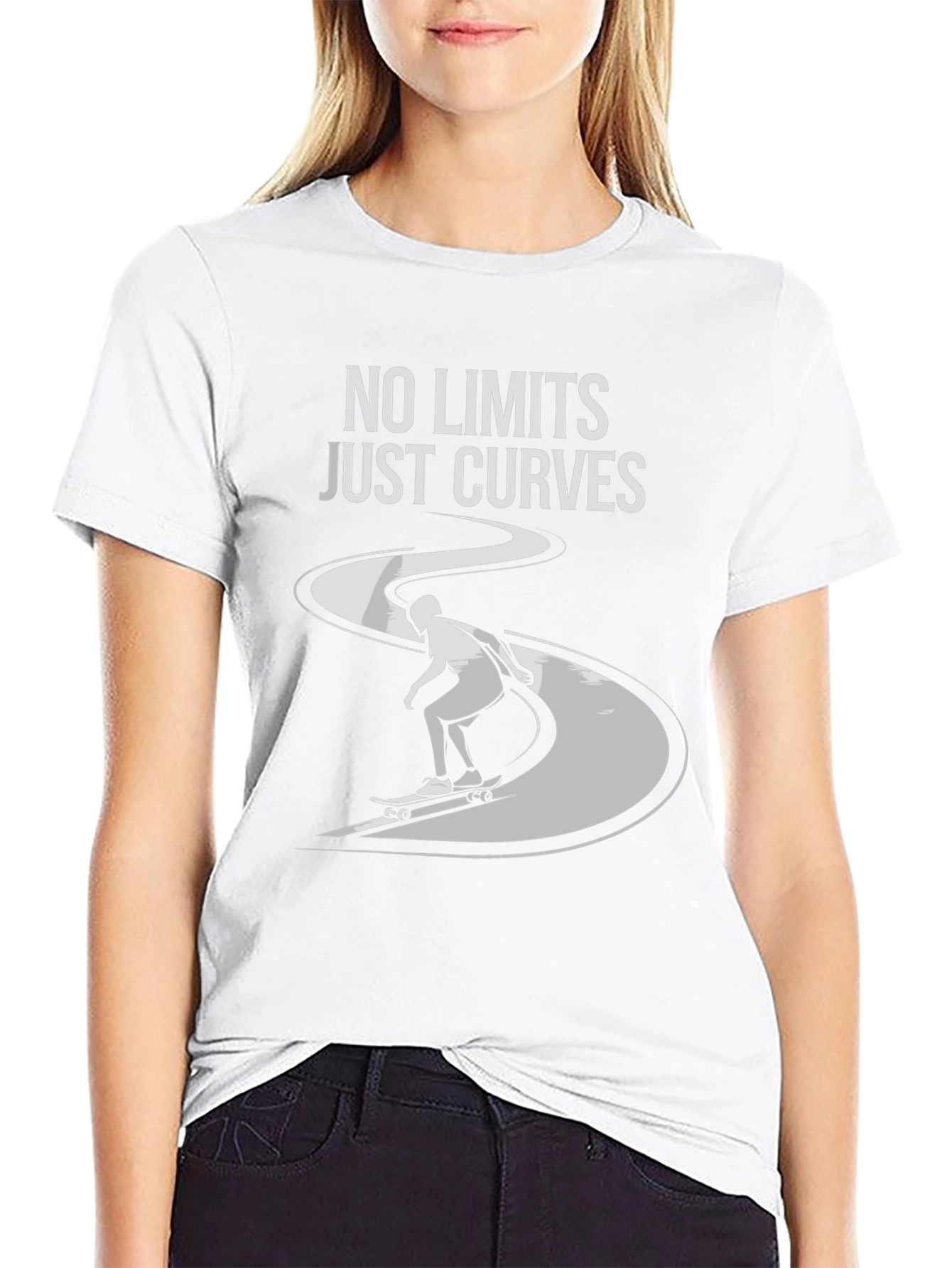 No Limits Just Curves Graphic T-Shirt