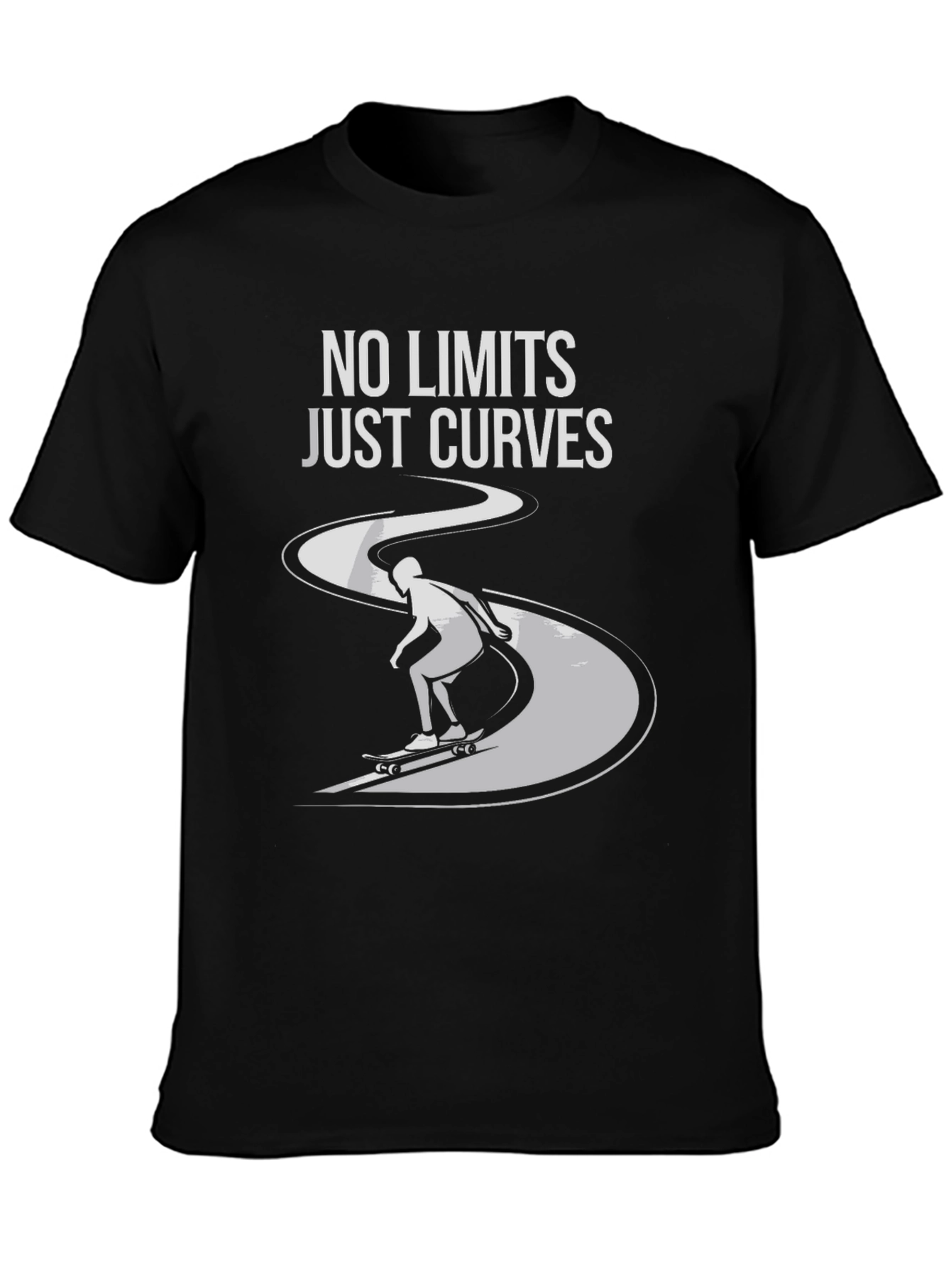 No Limits Just Curves Graphic T-Shirt