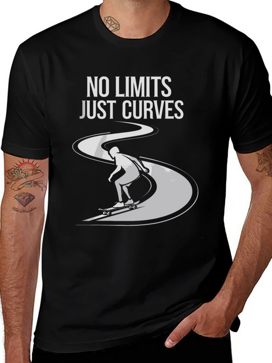 No Limits Just Curves Graphic T-Shirt